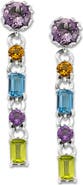 SAMUEL B. Multi Stone Drop Earrings