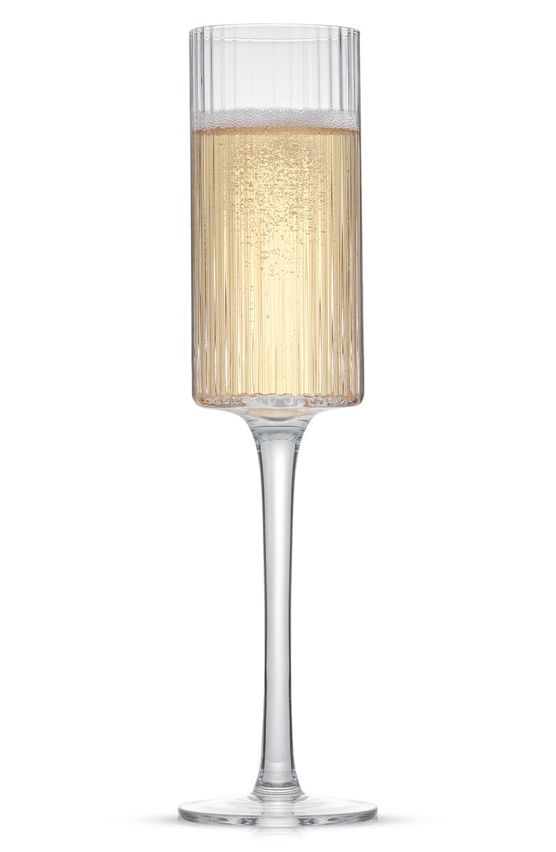 JoyJolt Elle Flute Champagne Glasses - Set of 2, Alternate, color,