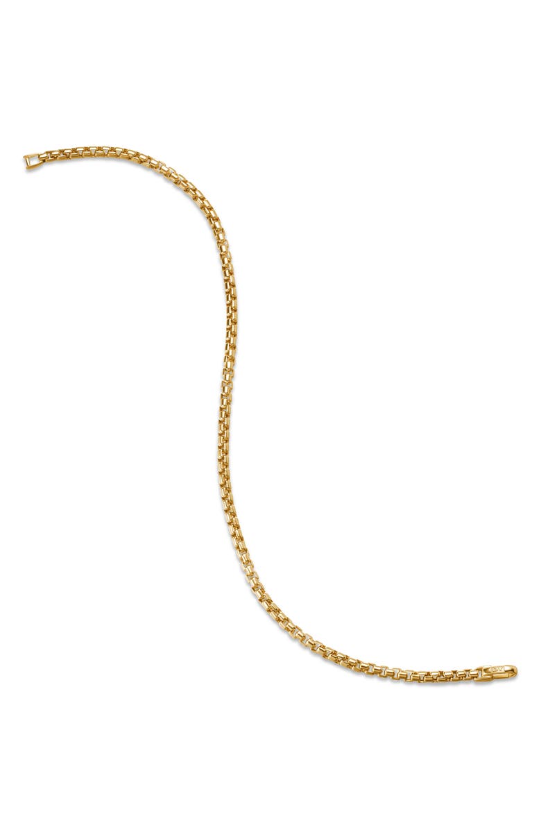David Yurman Bel Aire Chain Bracelet in 18K Yellow Gold, 2.7mm, Alternate, color, 18K Yellow Gold