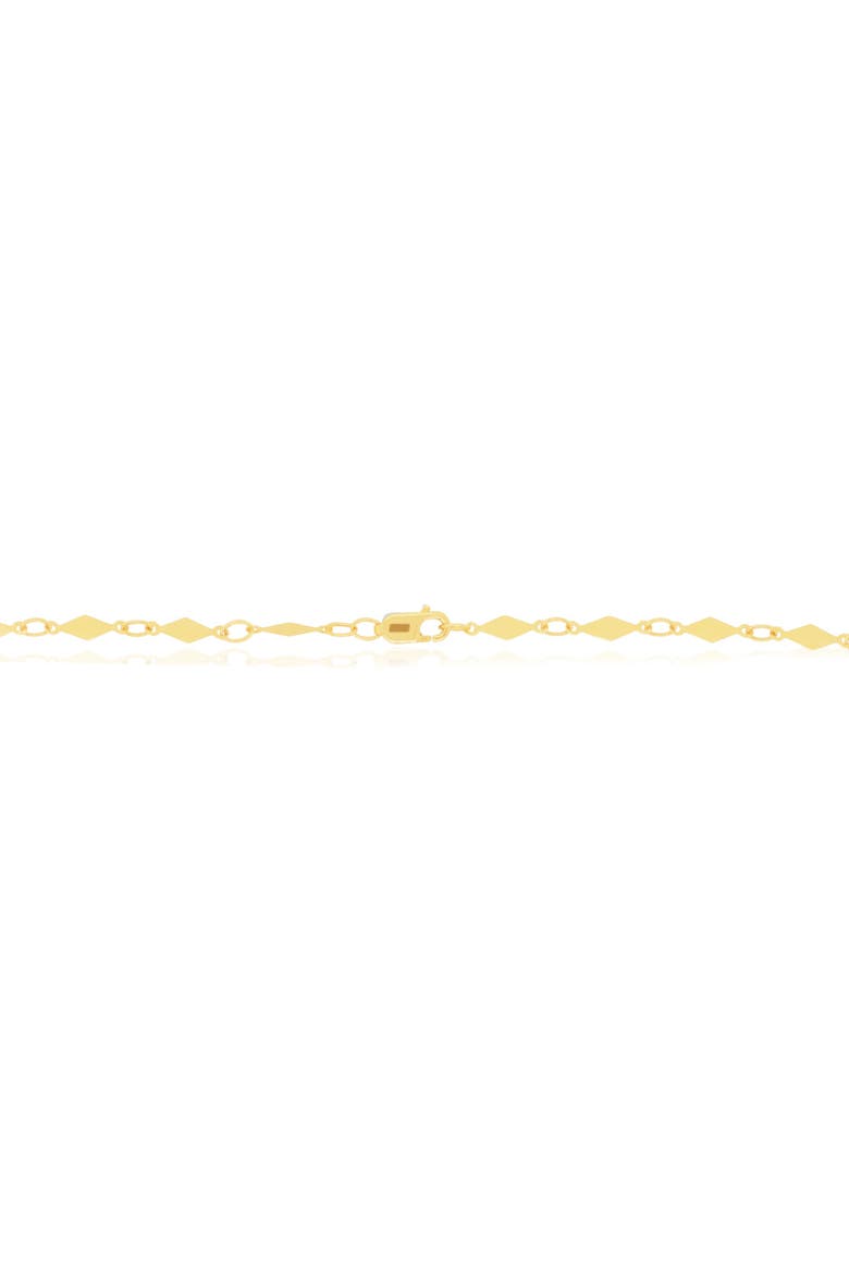 Gold Kite Chain Necklace, Alternate, color, Yellow Gold