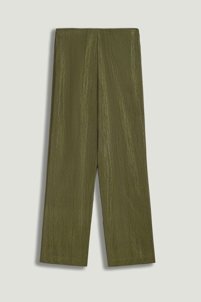 Straight-Leg Tailored Pants, Alternate, color, Khaki