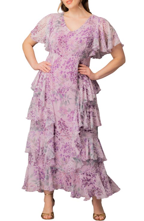 Tour de Flounce Tiered Maxi Dress (Plus Size)