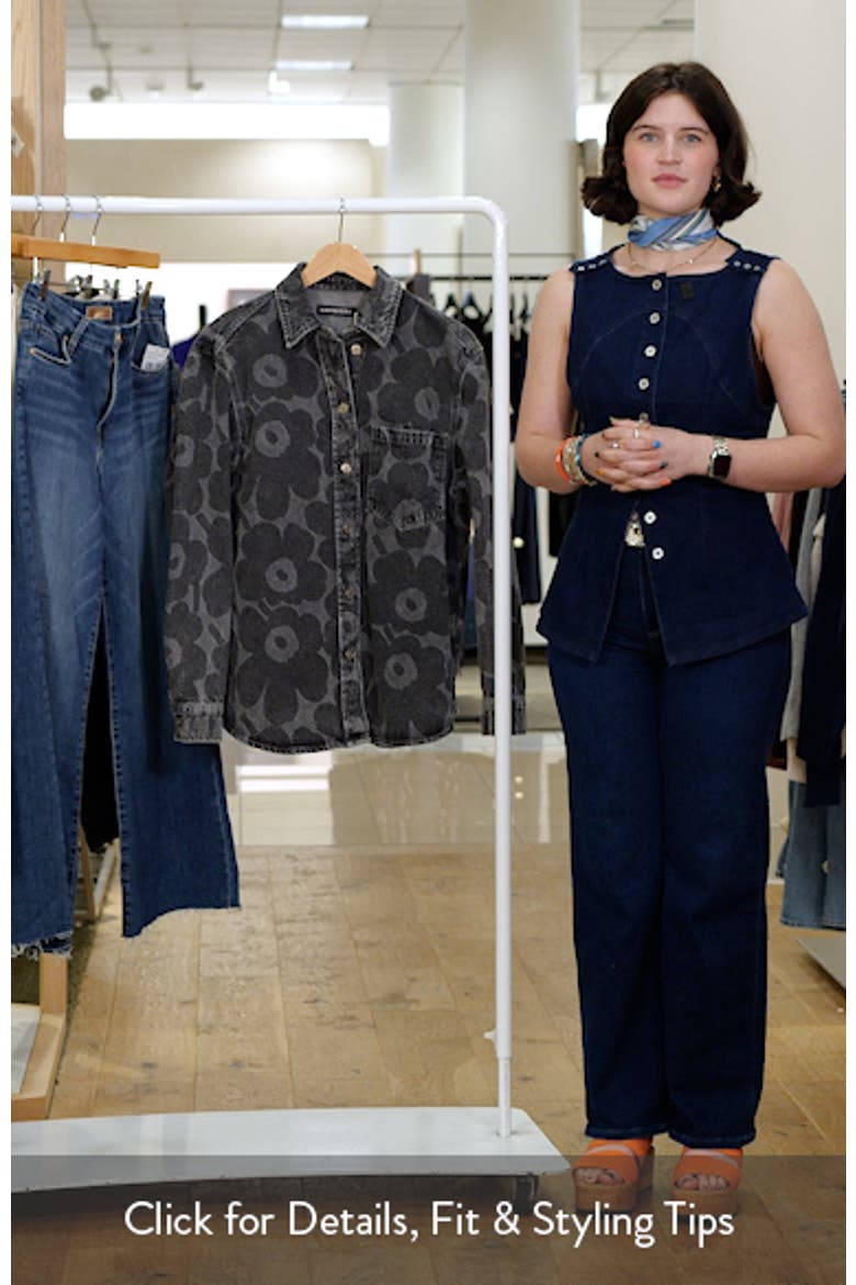 Maridenim Vaihe Unikko Denim Shirt (Women) | Nordstromrack