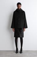 COS Double-Faced Wool Scarf Short Jacket