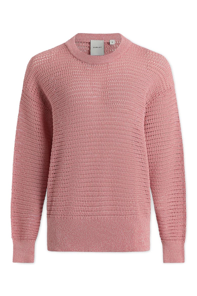 Kershaw Crewneck Sweater, Alternate, color, BRANDY ROSE