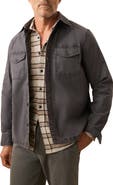 Faherty Lakeside Stretch Organic Cotton CPO Jacket