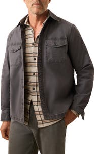 Faherty Lakeside Stretch Organic Cotton CPO Jacket