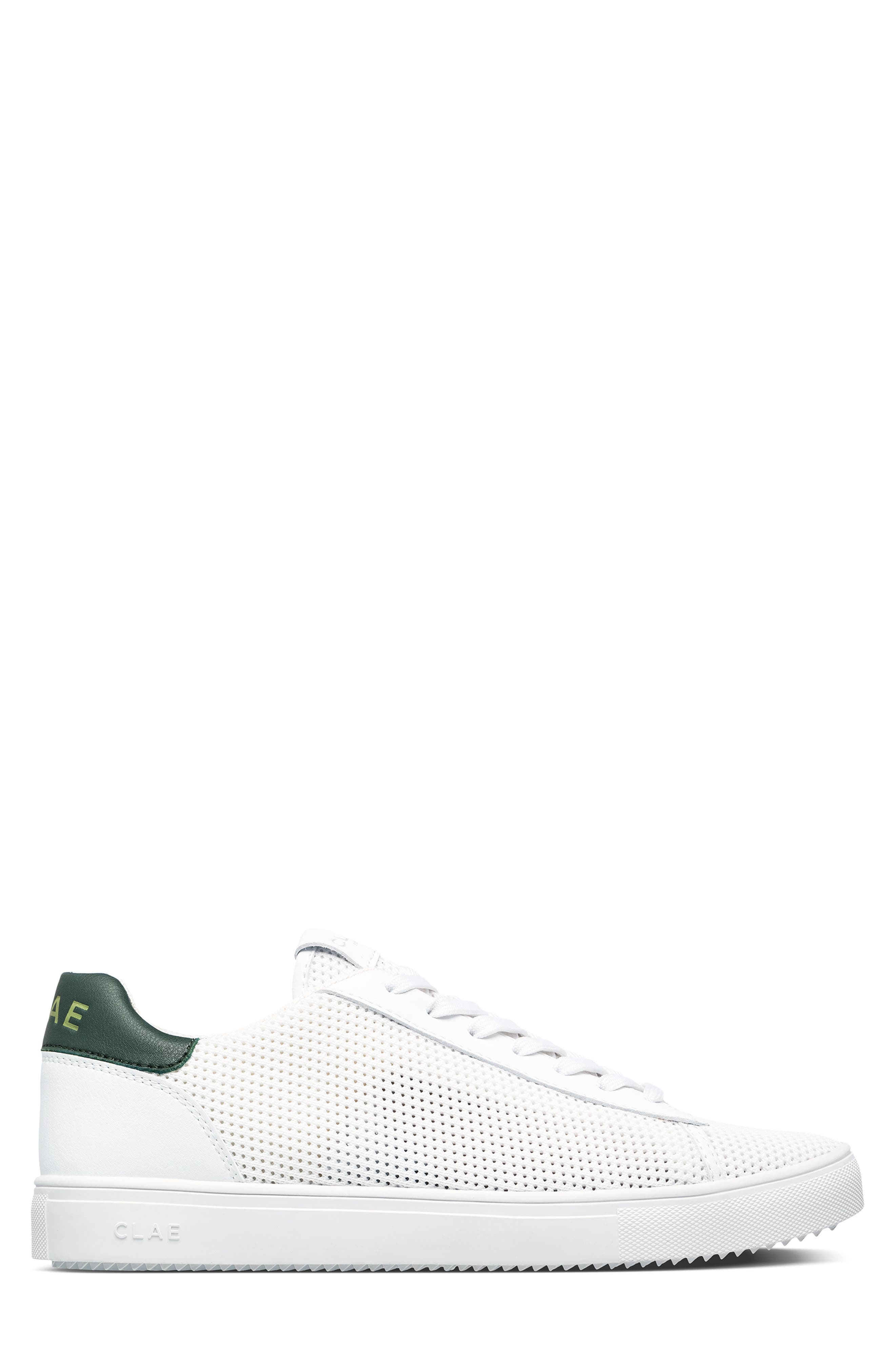 CLAE Bradley Knit Sneaker, Alternate, color, White Pine Needle