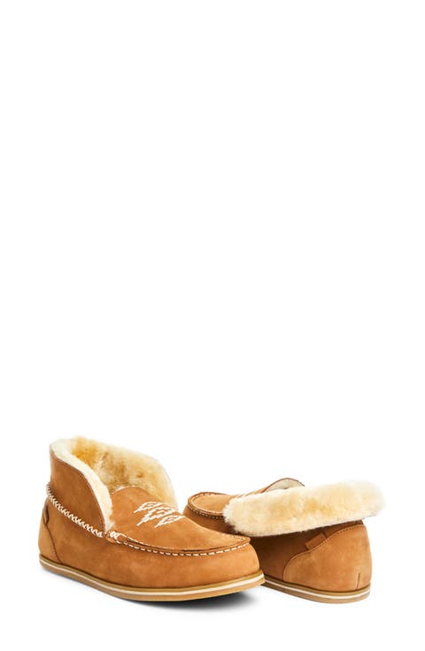 Alta Genuine Shearling Lined Slipppers