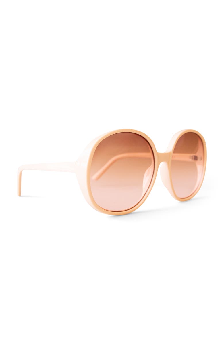 Sunshine Studios Bardot Sunglasses, Main, color, Ivory
