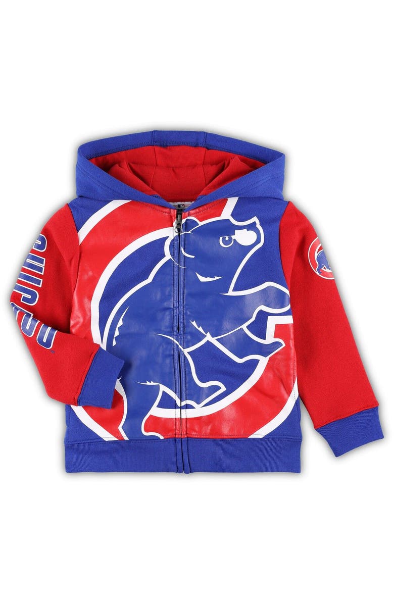 Outerstuff Toddler Royal Chicago Cubs Poster Board Full-Zip Hoodie, Main, color, Royal