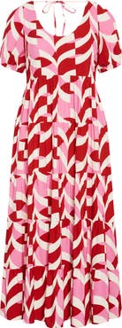 City Chic Mila Print Maxi Dress