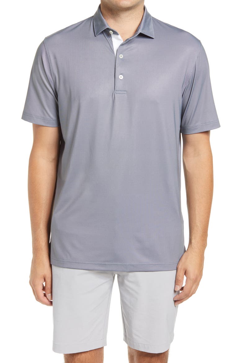 Robben Classic Fit Performance Polo, Main, color, BLACK