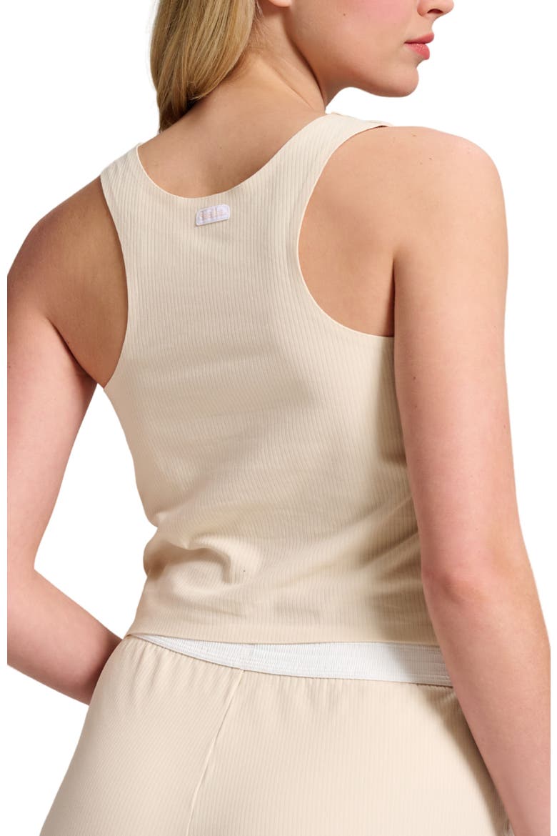 Organic Cotton Rib Tank, Alternate, color, Whisper Beige