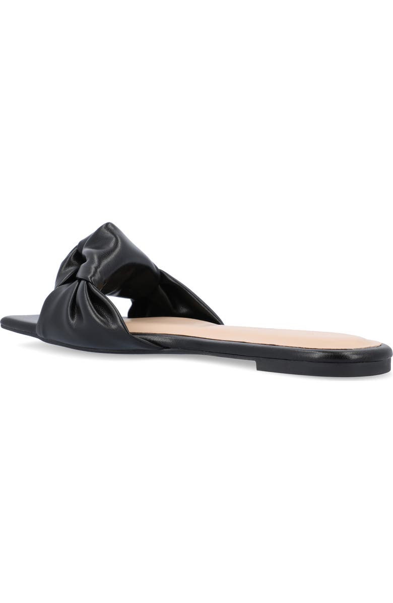 Journee Collection Dianah Sandal, Alternate, color, Black