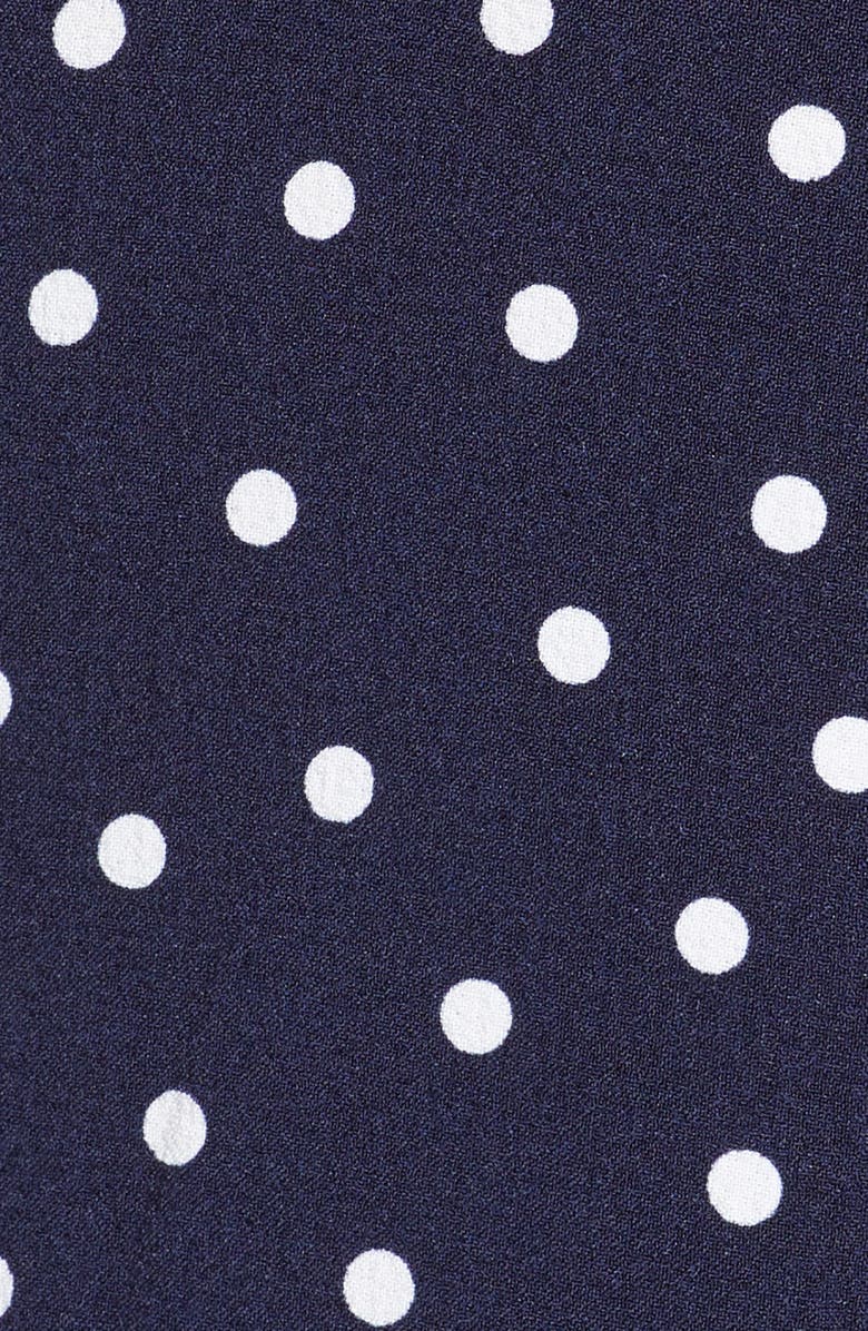 Eliza J Polka Dot Wide Leg Jumpsuit, Alternate, color, 