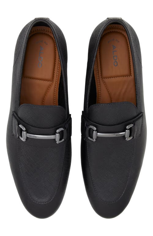 Shop Aldo Mullberry Apron Toe Bit Loafer In Black