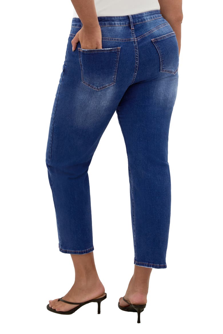 Dani Straight Leg Jeans, Alternate, color, MID WASH