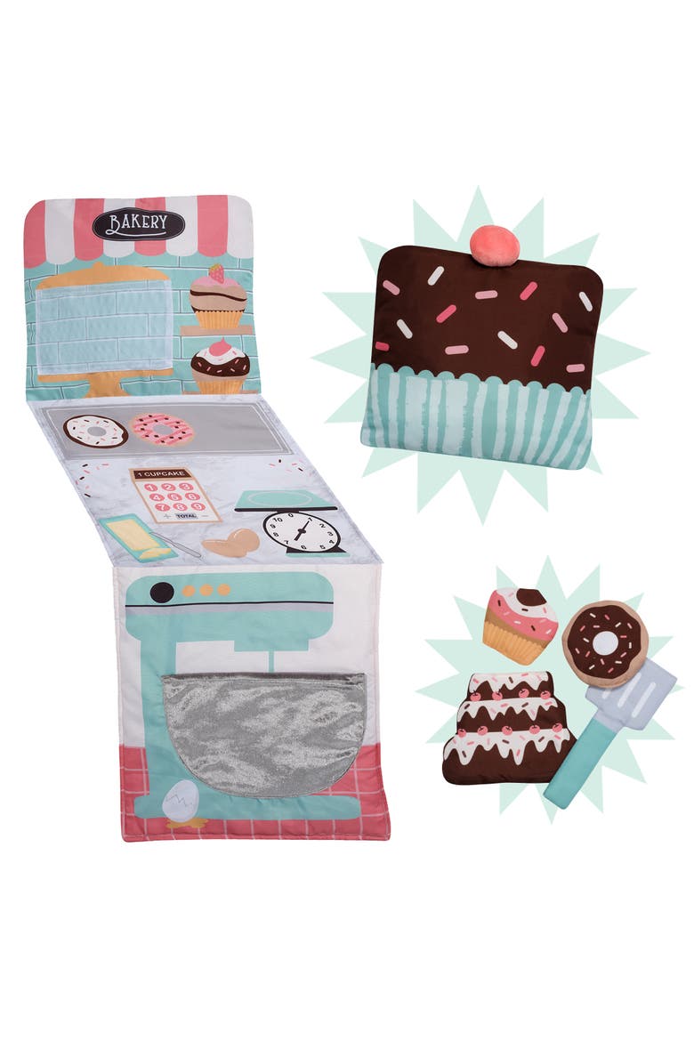 Interactive 2-n-1 Soft Toddler Cupcake/Bakery Pillow Play Set, Main, color, Multicolor