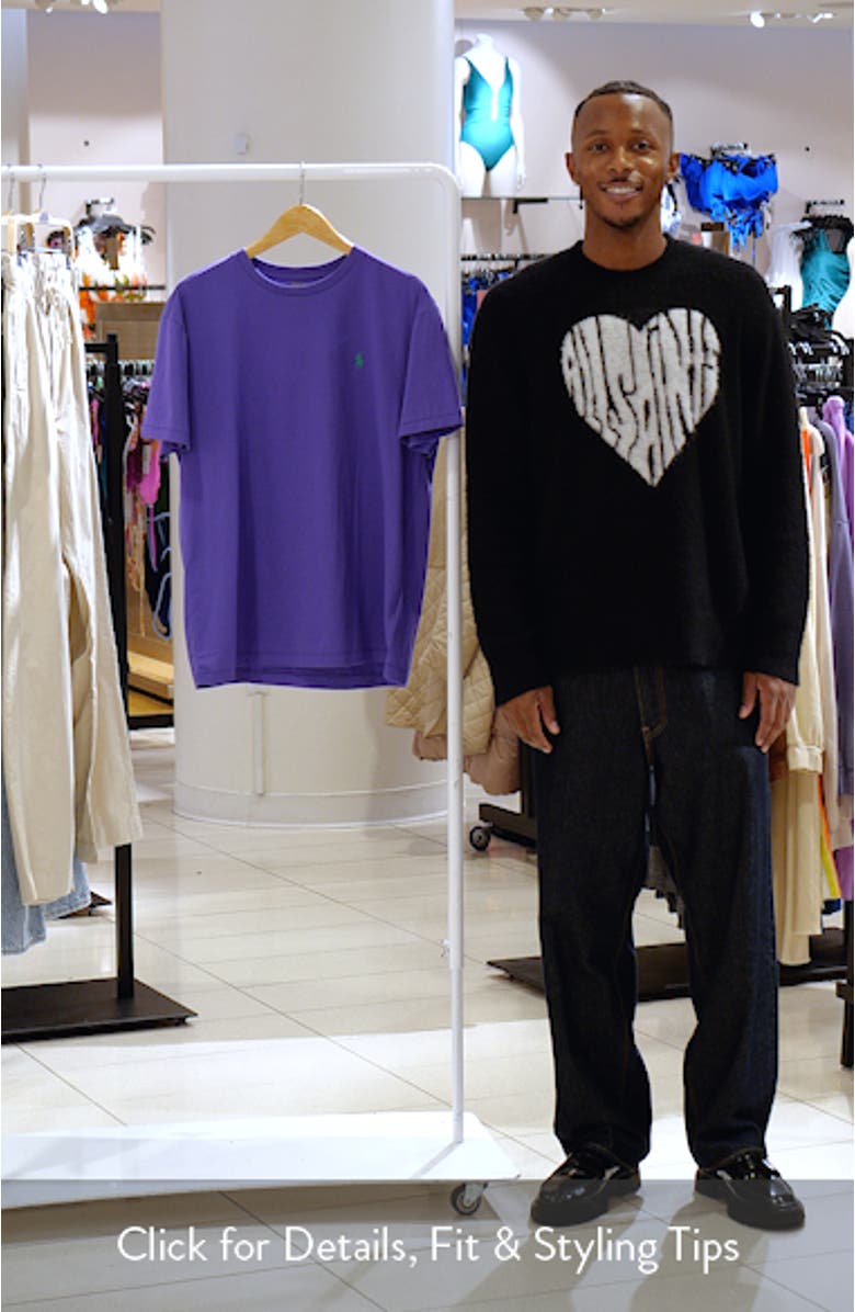 Classic Fit Jersey Crewneck T-Shirt, sales video thumbnail