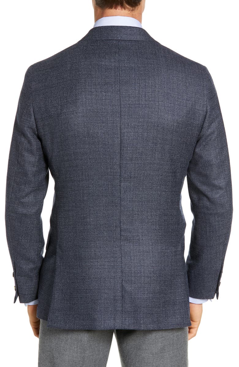 Hickey Freeman Classic Fit Wool & Silk Blazer, Alternate, color, 