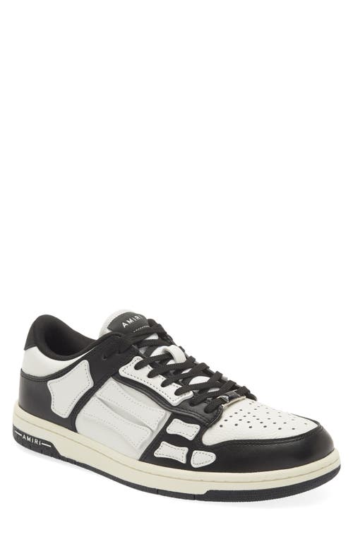 Amiri Bandana Denim Skeleton Top Low Sneaker In Multi