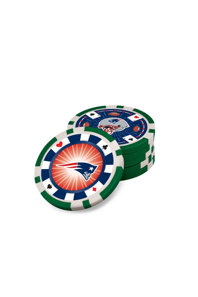 New England Patriots 300 Piece Poker Set, Alternate, color, Multicolor