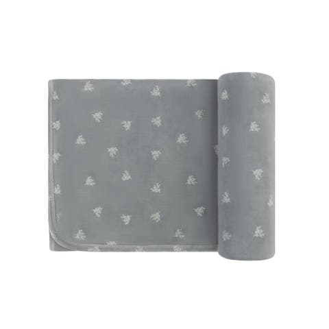 Velour Leaf Pattern Collection - Blanket