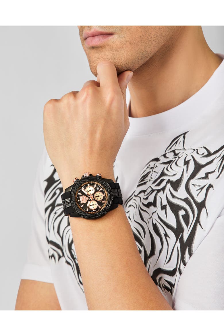 Watches Hurricane Chrono Men, Alternate, color, black/goldenrose