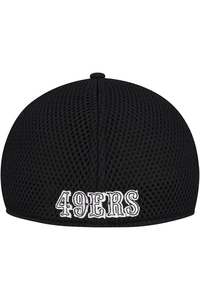Men's New Era Black San Francisco 49ers Main Neo 39THIRTY Flex Hat, Alternate, color, Black