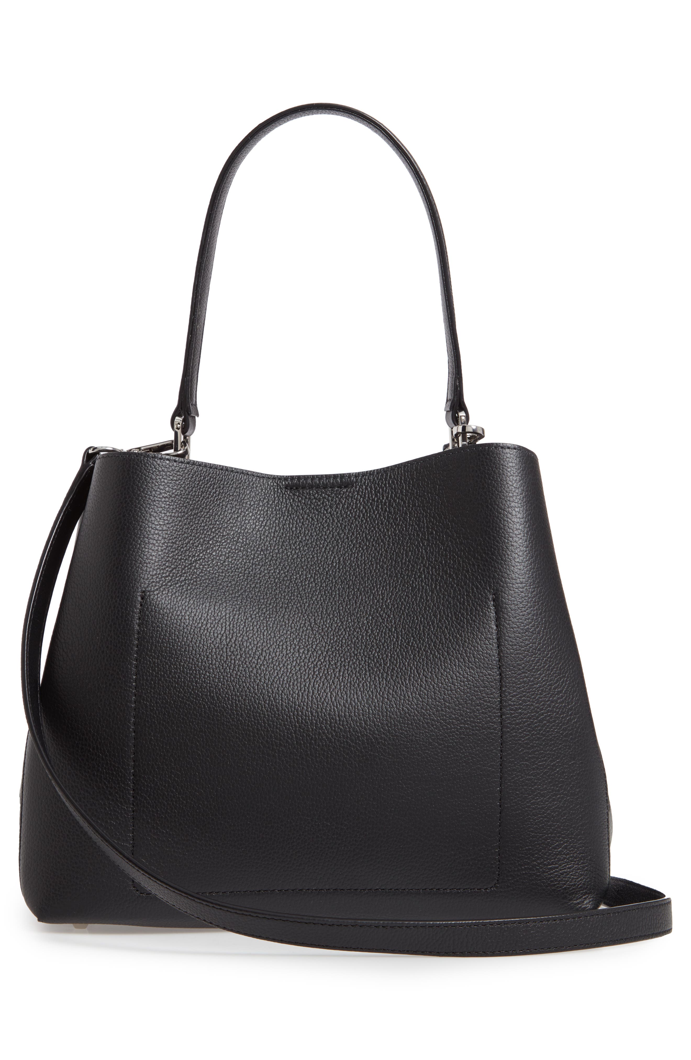 MCM Sarah Leather & Visetos Canvas Hobo, Alternate, color, 