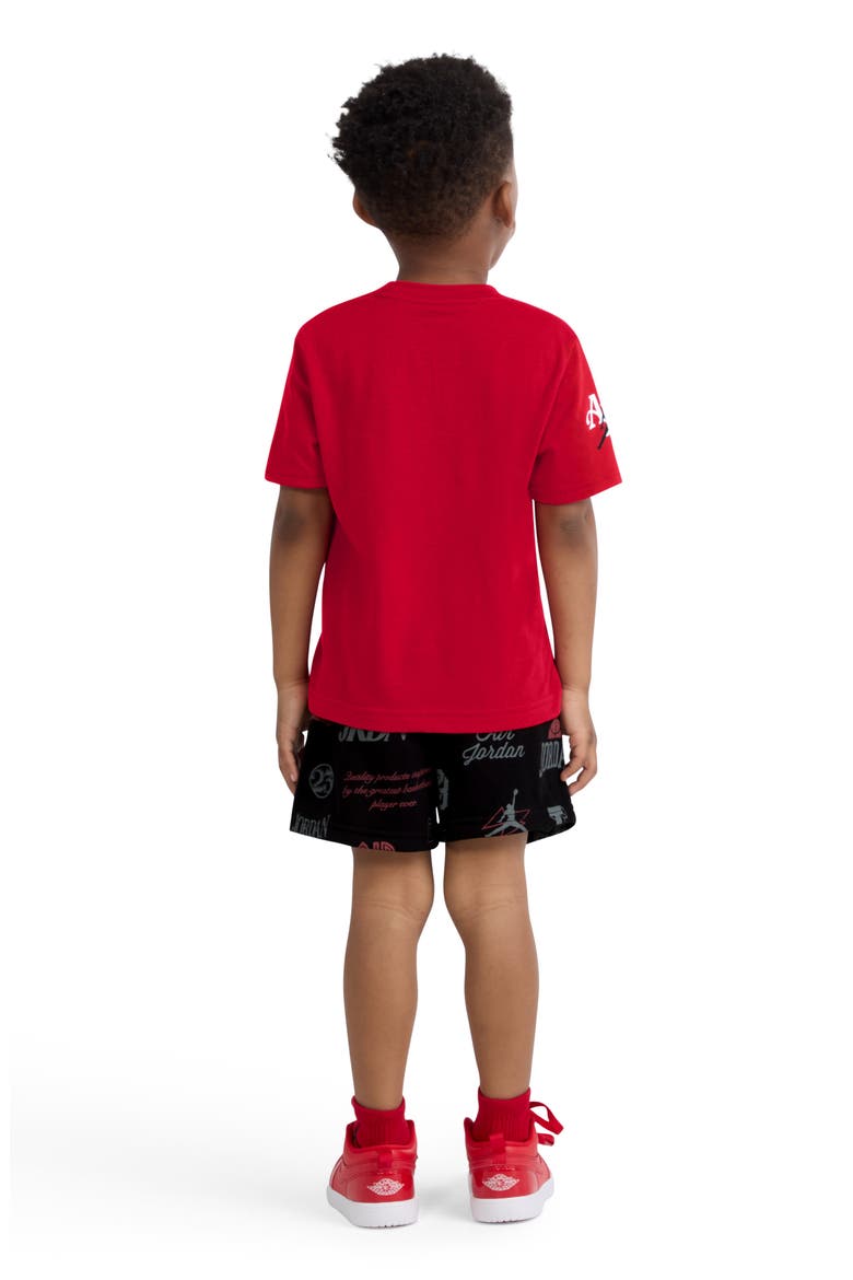 Kids' Rookie Season T-Shirt & Shorts Set, Alternate, color, BLACK