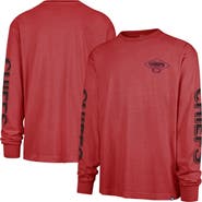 '47 Men's '47 Red Kansas City Chiefs Cairn Ravine Foundation Long Sleeve T-Shirt