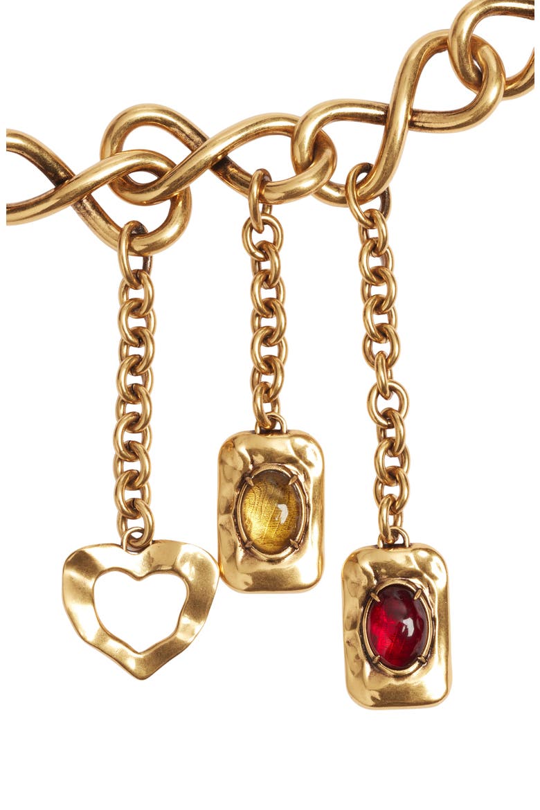 Charm Chain Belt, Alternate, color, LIGHT BRONZE
