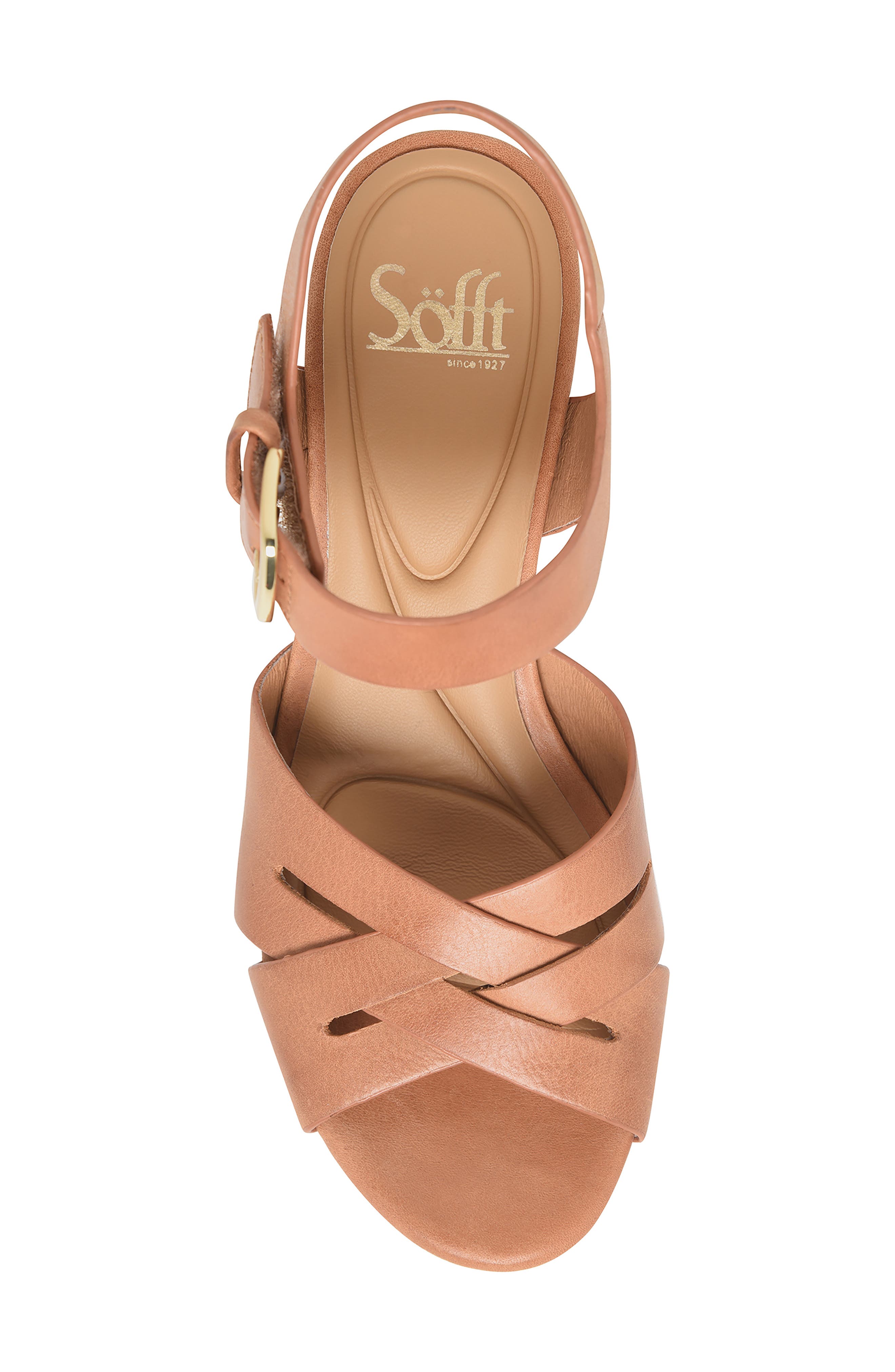 Lacie Sandal, Alternate, color, LUGGAGE