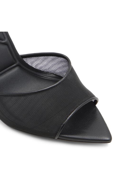 Shop Aldo Anyabrilden Pointed Toe Slide Sandal In Black