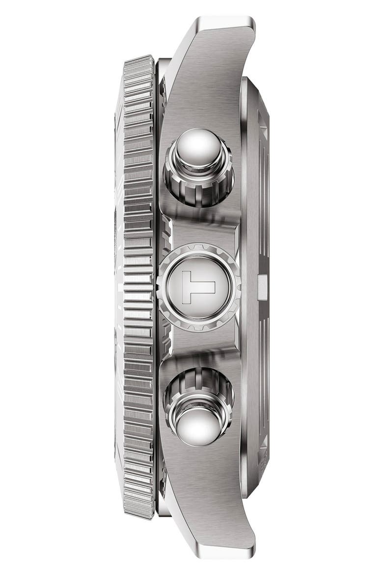 Seastar 1000 Chronograph Grayscale Silicone Strap Watch, 38mm, Alternate, color, GREY GRADIENT