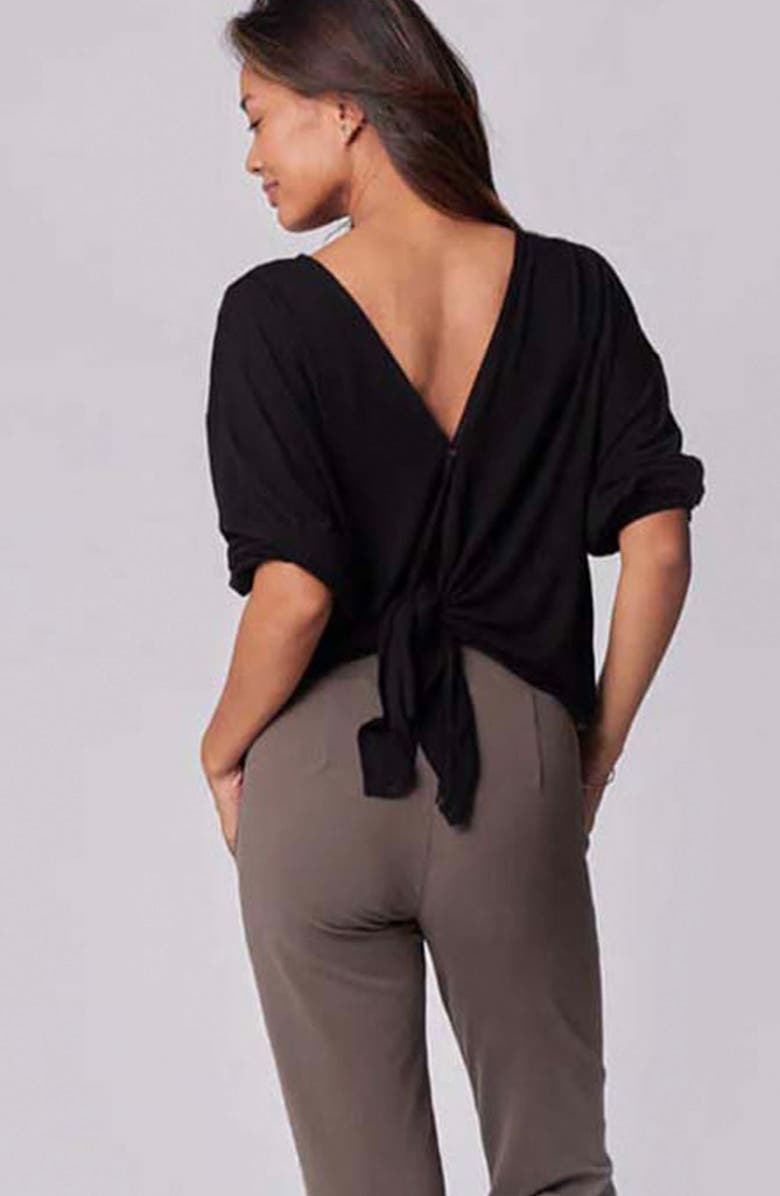 Of an Origin Nursing & Maternity Everywhere Long-Sleeve Wrap Blouse, Alternate, color, 