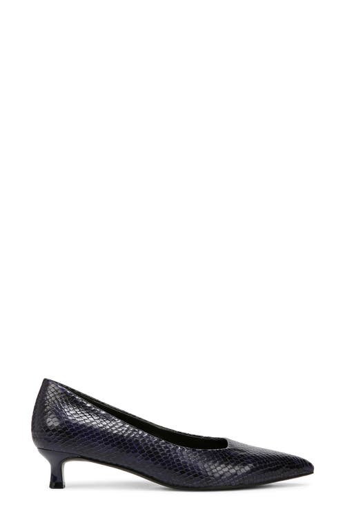 Naturalizer Natalia Kitten-heel Pointed Toe Pumps In Blue