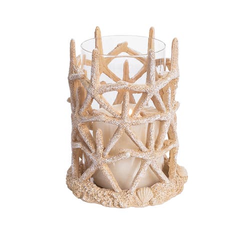 Sea Star Cutout Single Candle Holders 8.5"