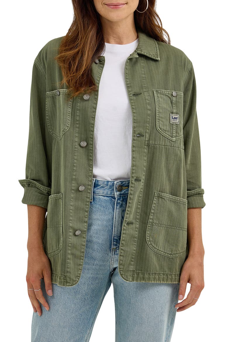 Chore Jacket, Main, color, MERCANTILE GREEN