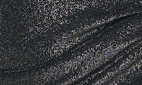 PRINCESS POLLY PRINCESS POLLY SOUZA METALLIC SPARKLE LONG SLEEVE MINIDRESS
