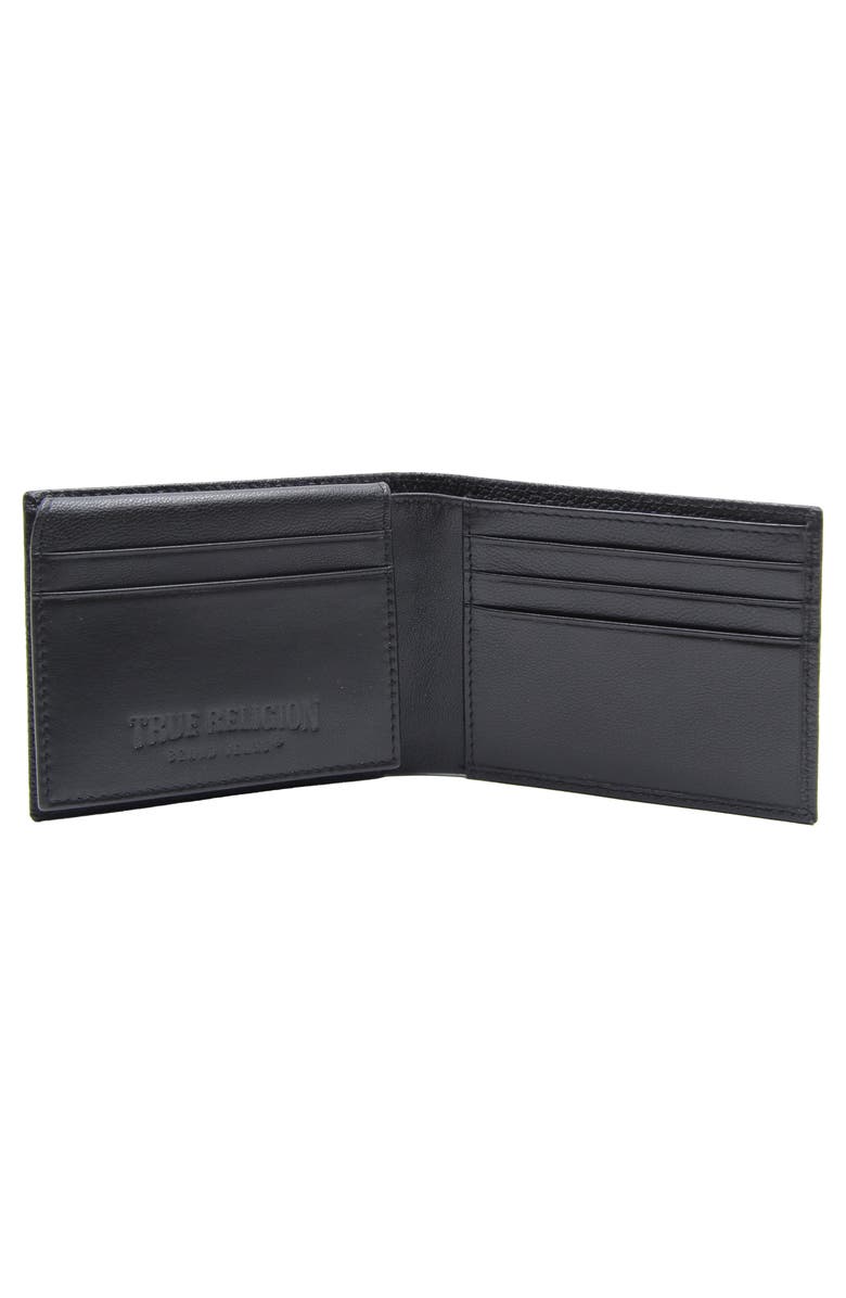 True Religion French 75 Bifold Wallet, Alternate, color, Black