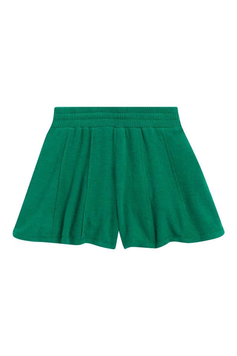 Kids' Hacci Pleated Pull-On Pants, Main, color, HEATHER SEAWEED