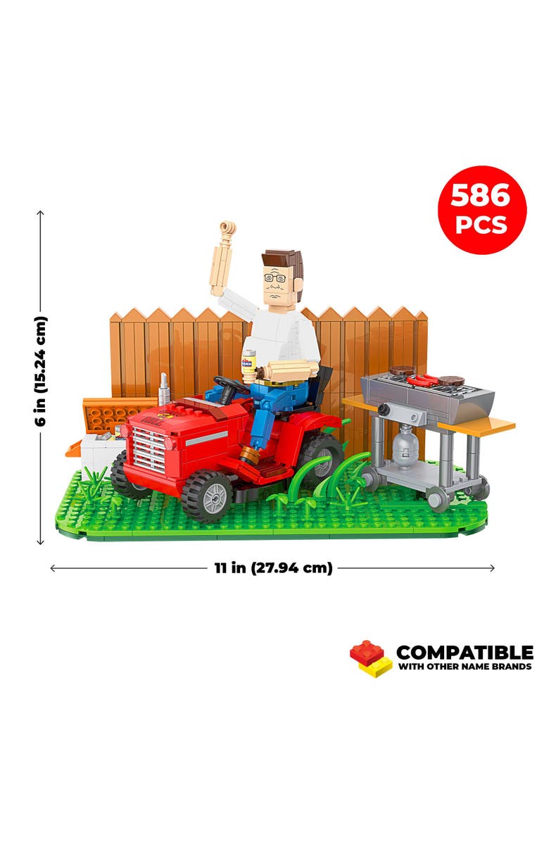 Brickcraft King of the Hill Hank Hill's Backyard Building Set, Alternate, color, NO COLOR