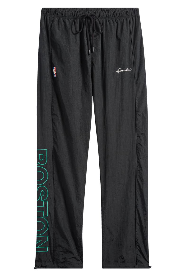Celtics '90s Relaxed Track Pants, Alternate, color, BLACK