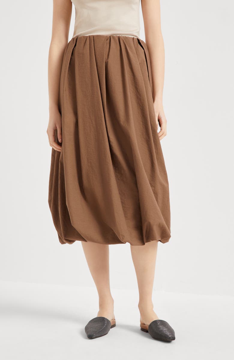 Brunello Cucinelli Bubble Hem skirt, Alternate, color, 