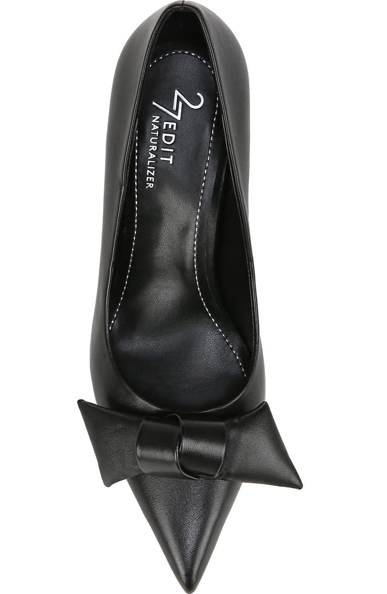 27 EDIT Naturalizer Emery Bow Pointed Toe Pump, Alternate, color,