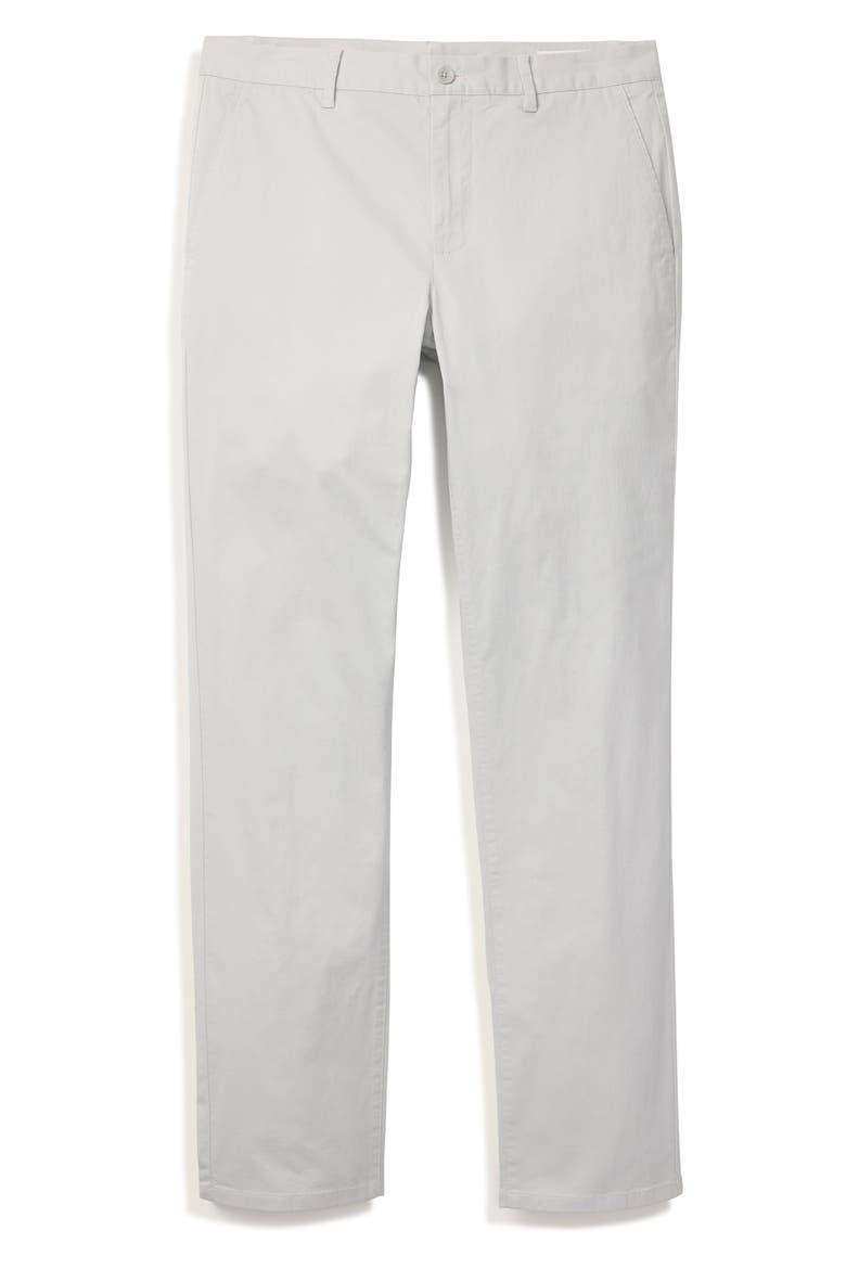 Flat Front Stretch Cotton Herringbone Chinos, Alternate, color, HIGH RISE 15-4101 TCX