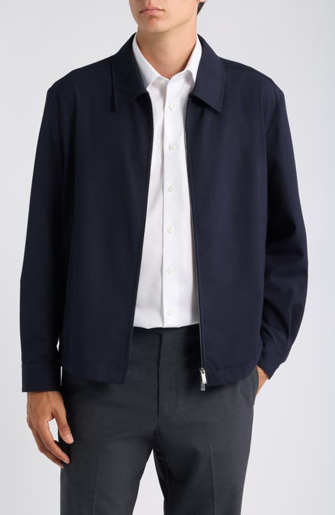 Virgin Wool Zip Jacket